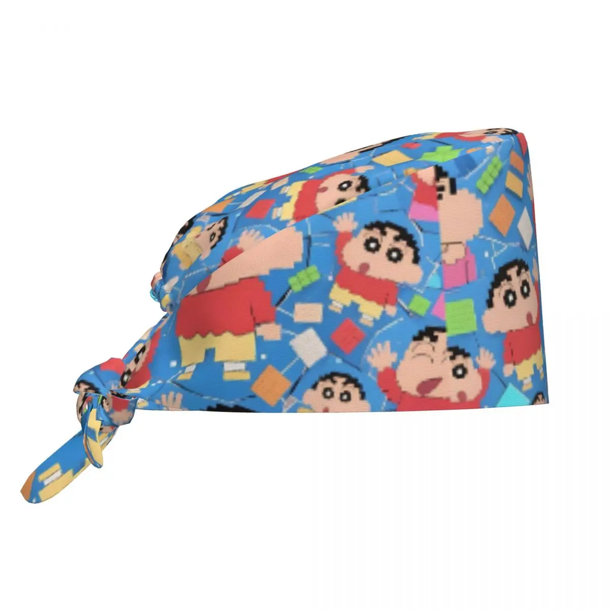 

Medical Hat Crayon Shin-chans Work Scrub Cap For Men Women Comfortable Nurse Hats Y2K Fashion Bandage Tie Back Working Caps