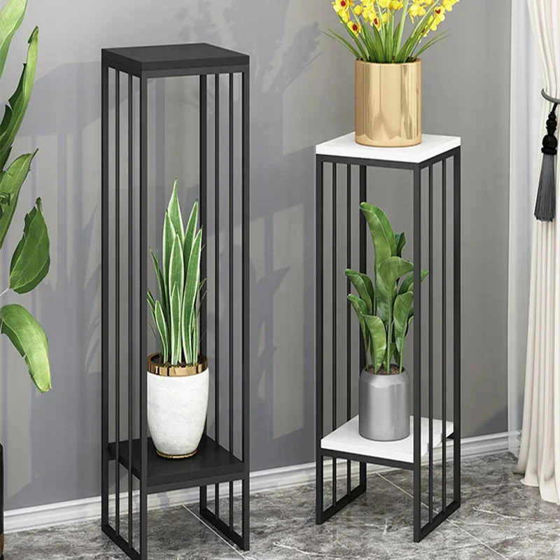 الشمال زهرة الجرف رفوف النبات الحديد غرفة المعيشة شرفة النبات دعم رفوف النباتات الفاخرة الأثاث الزخرفية Ripiano FYPS #2