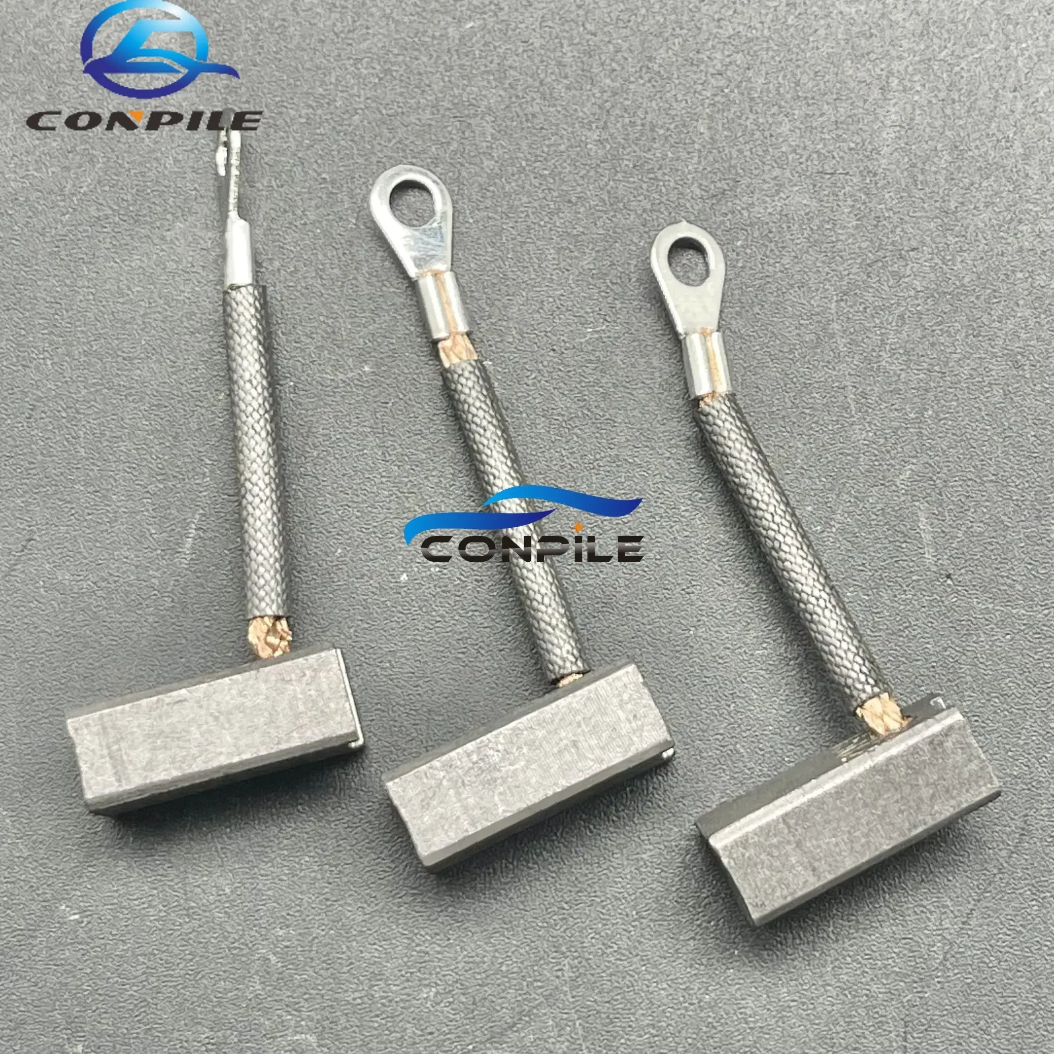 3pcs for car Electric forklift copper graphite carbon brush J502 start motor brush 8/8.3*10*22