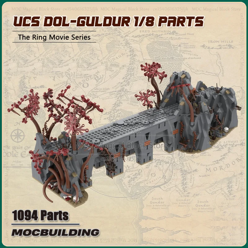 

UCS Dol-Guldur часть 1/8 MOC строительные блоки фильм замок DIY сборка технология коллекция кирпичей модель игрушки рождественские подарки