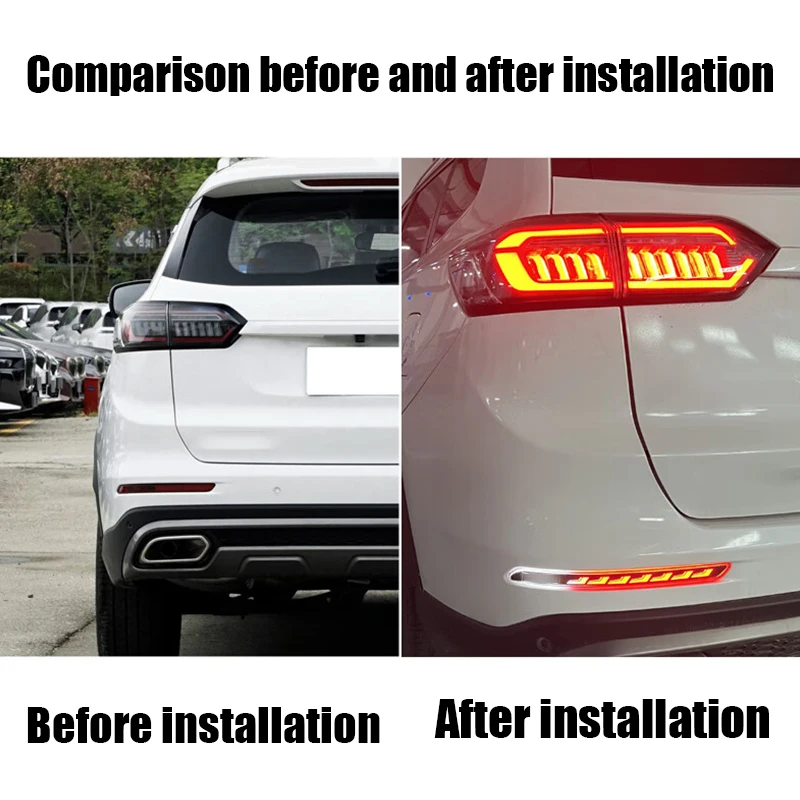 For CHERY Tiggo 8 Pro Max 2022 2023 2024 LED rear bumper light assembly flow light rear taillight decorative light