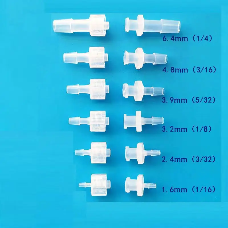 100 sztuk/partia sprzęt medyczny luer lock męskie złącze żeńskie (polyprop) adapter wtyki czapki łączniki