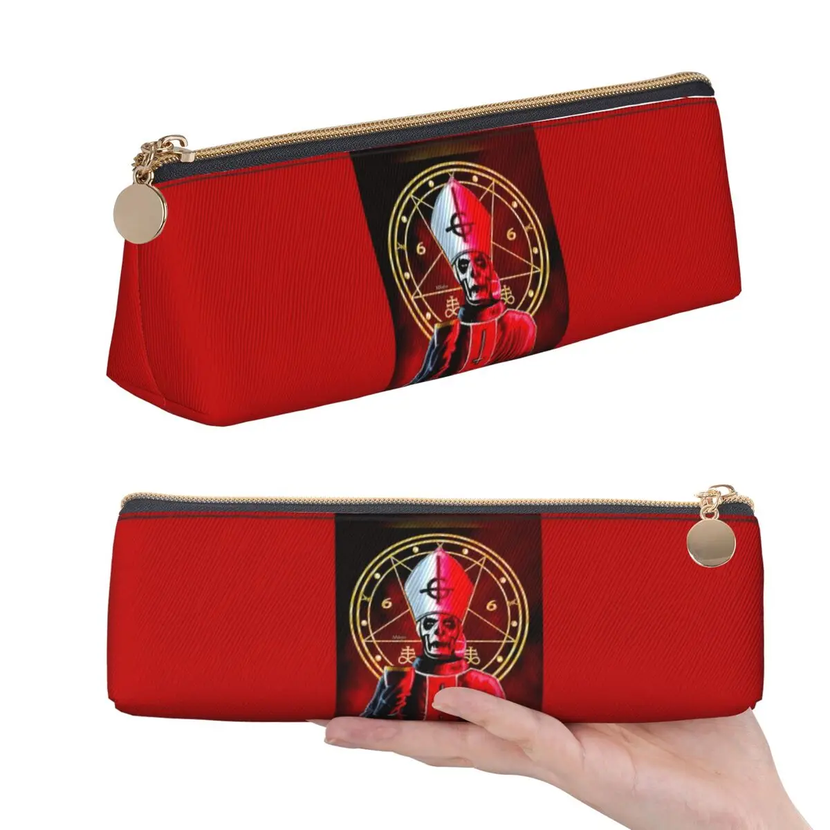 Rock Band Ghost BC Pencil Case for Boy Girl Gifts Pen Box Pencil Bag Stationery Supplies Pen Holder Bag