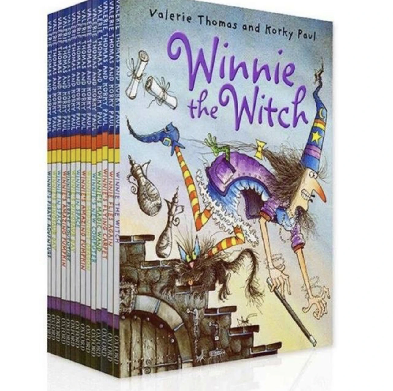 

New 14 Book/Set English Picture Book Winnie The Witch English Story Book Child Early Education Kids Reading Book 3-6 Years