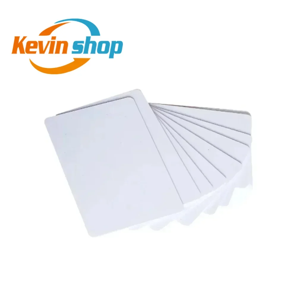 100pcs glossy White Blank inkjet printable PVC Card Waterproof plastic ID Card business card no chip for Epson for Canon printer