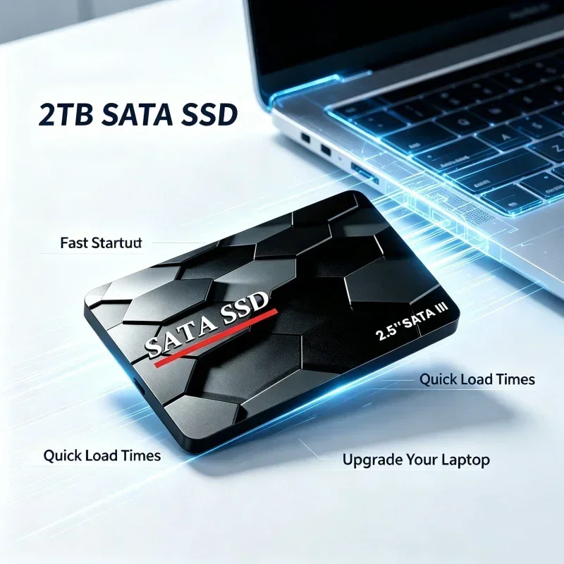 2.5 Inch SATA III Solid State Disk Internal Hard Drive 4TB 2TB 1TB 500GB High Speed Shock Resistant Stable Notebook Laptop PC
