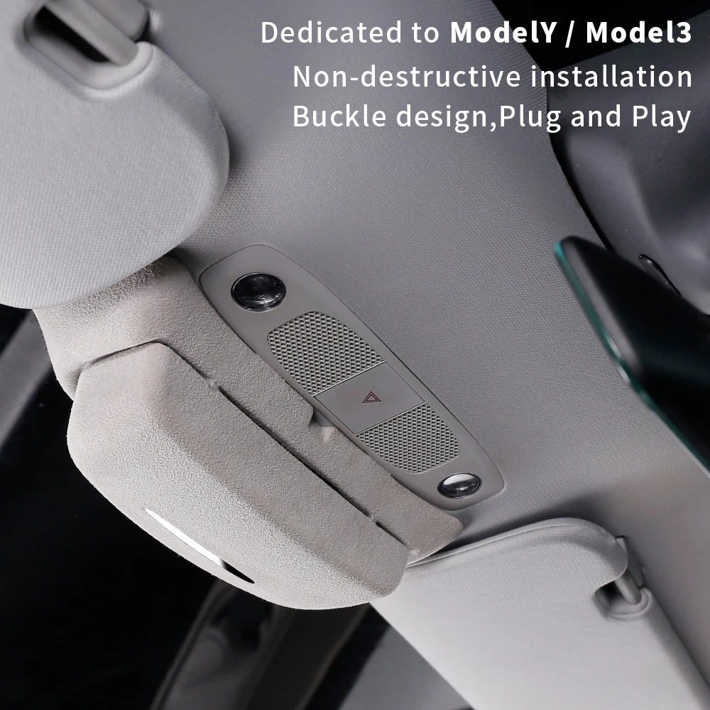 

Sung lasses Storage Box For Tesla Model Y Car Glasses Holders Box Auto Eyeglass Storage Organizer Glasses Case For Tesla Model 3