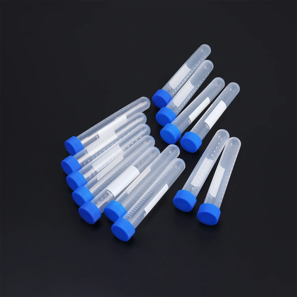 

50 pcs 15Ml Tube Leakproof High Speed Transparent Accurate Scale Tight Lid Storage Beads Essential Oils Laboratory