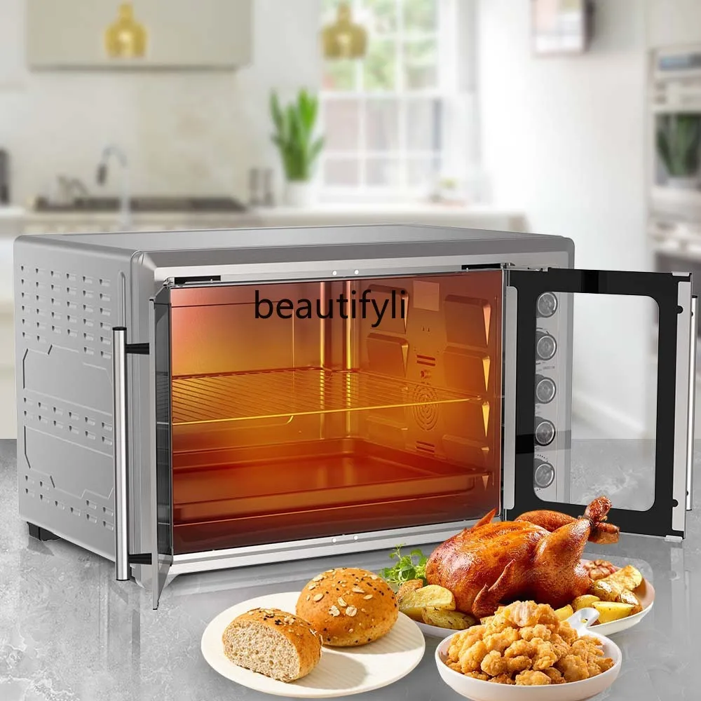 ベイクドチキンピザ家庭用ステンレス鋼ドアフレンチオーブン