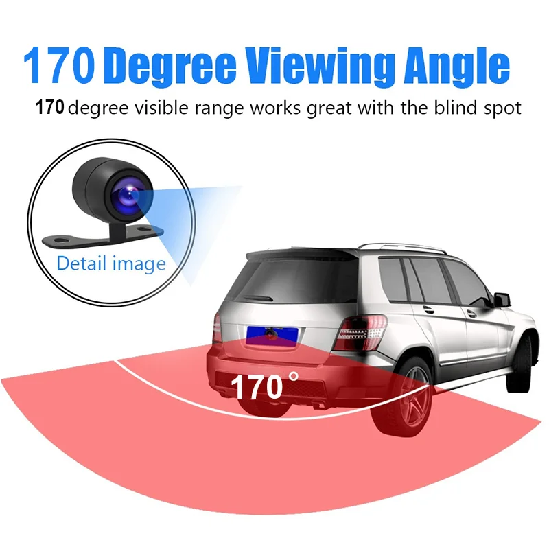 Car Reverse Camera HD Night Vision Rear View Camera Backup Parking Camcorder Reversing Monitor Wide Angle Auto Backup Monitor