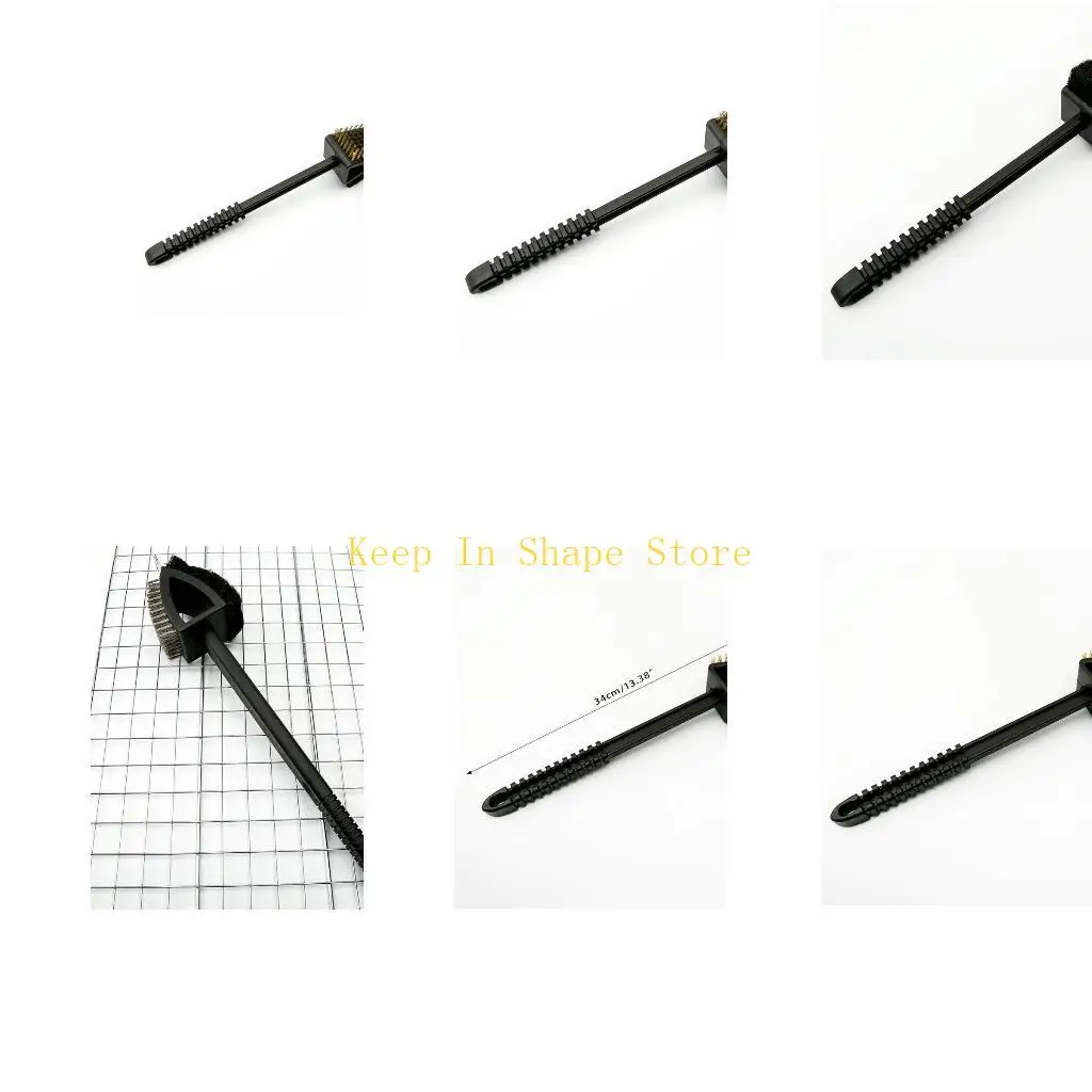 U1JC Powerful Grill Oven Brush Kitchen Cleaner Brush 34cm Length BBQ Cleaning Tools