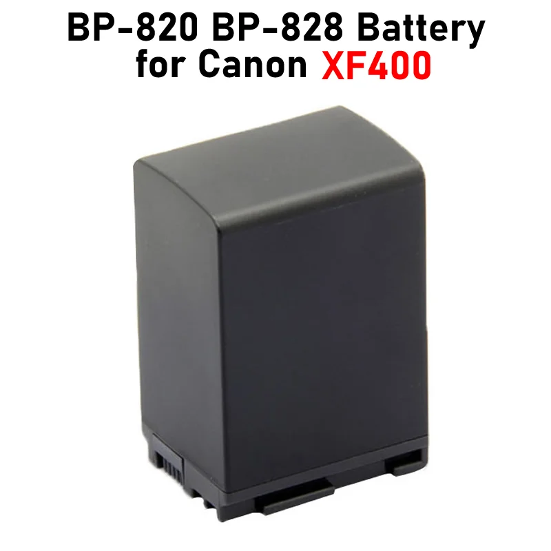 

Аккумулятор XF400 BP-828 BP-820 Аккумулятор для аккумулятора Canon XF400