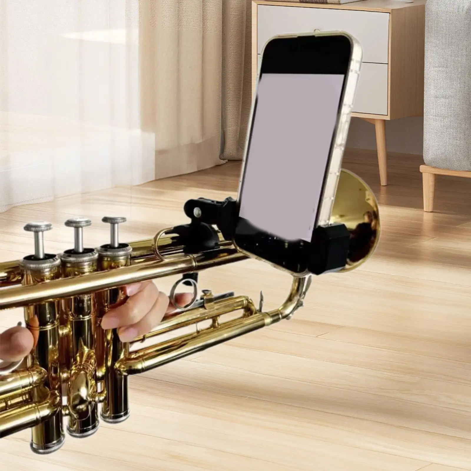 

Держатель для телефона Marching Band Music Lyre, прочный для гобоя, маршевого оркестра, кларнета