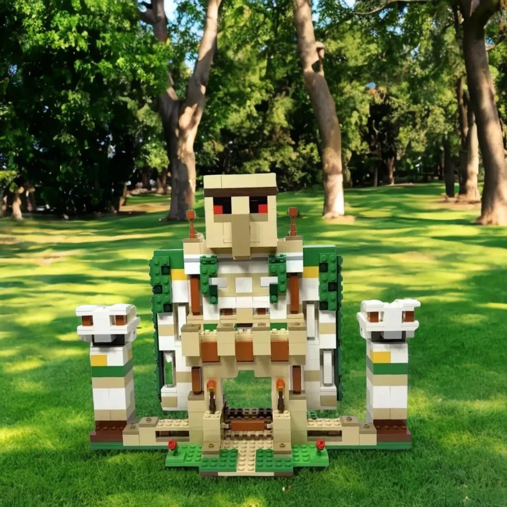 

New product spot suitable for iron puppet fortress DIY model creative building blocks children's educational assembly toy gift