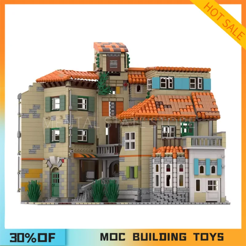 NEW 4504PCS Customized MOC The Haunted Manor Building Blocks Technology Bricks DIY Creative Assembly Education Toy Holiday Gifts