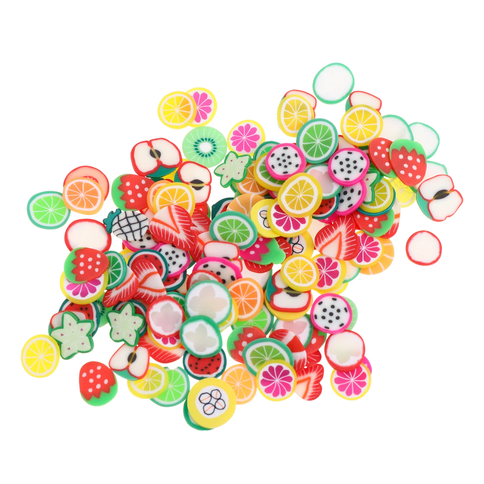 

4 Packs Nail Fruit Slices Resin Colorful Creative Shapes Diy Nail Art Decoration Supplies Soft Sequins Festival Gift For Women
