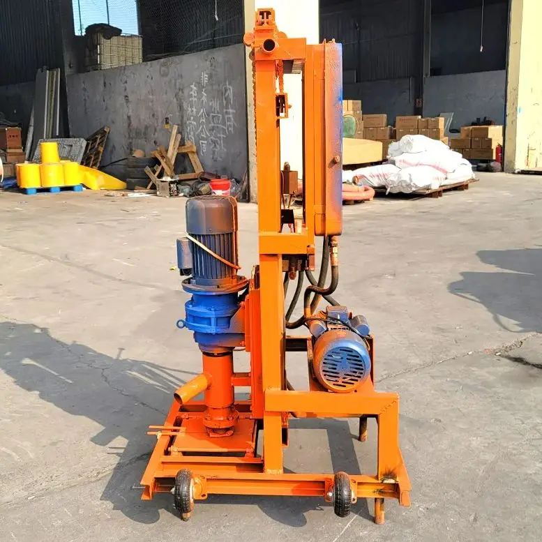 

Customized Mini 100m Electric Water Well Drilling Rig Lightweight Hydraulic Handheld Driller Hot Selling