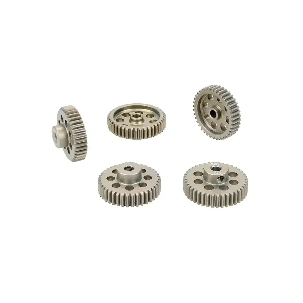 48P piñón 3.175mm 11T 15T 17T 18T 19T 20T 22T 24T 30T 13T-48T engranaje de Motor de aleación de aluminio para 1/8 1/10 1/12 1/14 1/16 1/18 RC Car