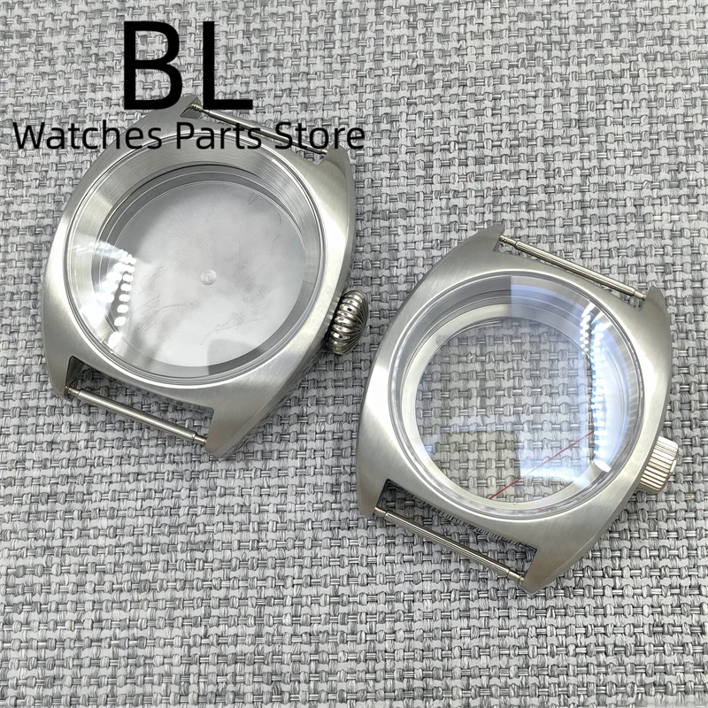 BLIGER 36mm/39mm Waterproof Brush NH35 Watch Case Domed AR Sapphire Big Crown Fit NH34 to NH39 NH70NH72 Mingzhu Miyota PT5000