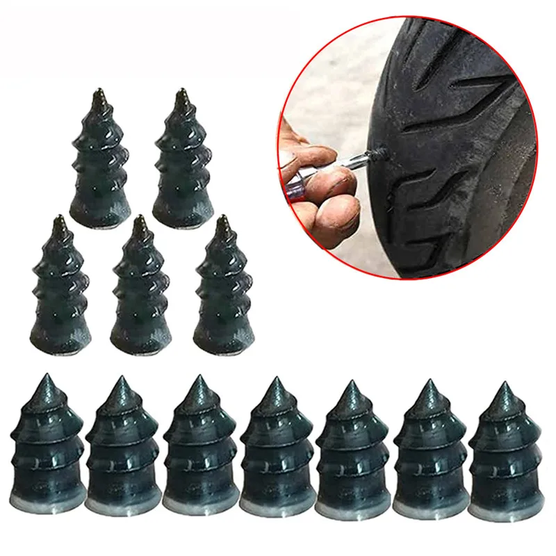 

Car Vacuum Tyre Repair Set Nail Kit Auto Motorcycle Scooter Rubber Tubeless Tire Repair Tool Glue Free Repair Tire Nail