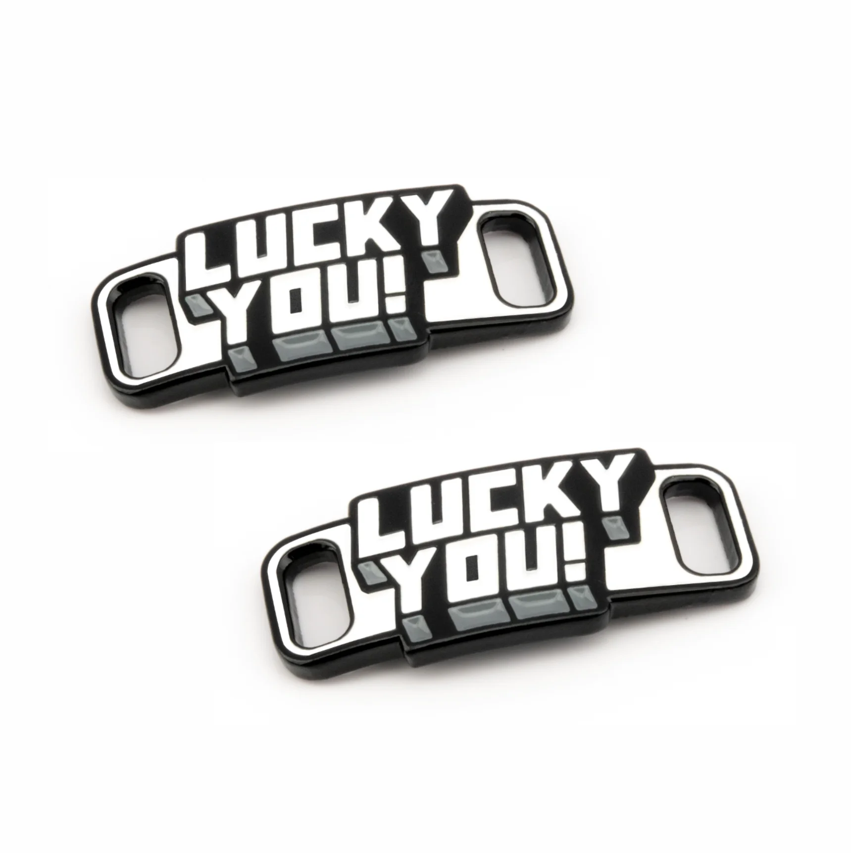 Lucky for You Shoelace Buckle Metal Enamel Paint AF1 Shoe Laces Buckle Accessories Lace Lock DIY Sneaker Kits Metal Lace Buckle