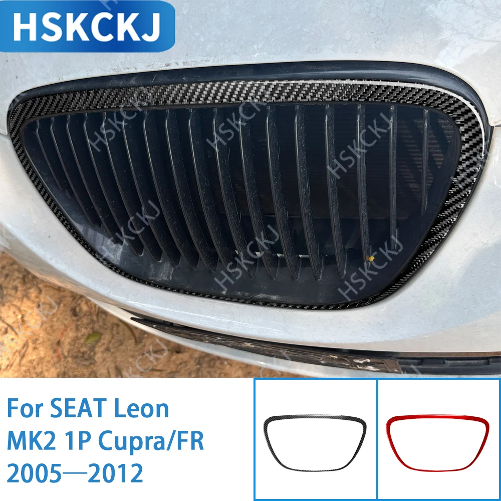 

Внешняя рамка передней решетки, внешняя панель/3K, углеродное волокно + смола/3 мм, защита от царапин/для SEAT Leon MK2 1P Cupra FR 05—12