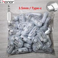 Honor AM115 Earphone Wholesale 5/10/20/50 Pcs 3.5mm AM116 Headset cm33 type c Headphone For samsung HUAWEI Mate 8 9 10 20 30 40