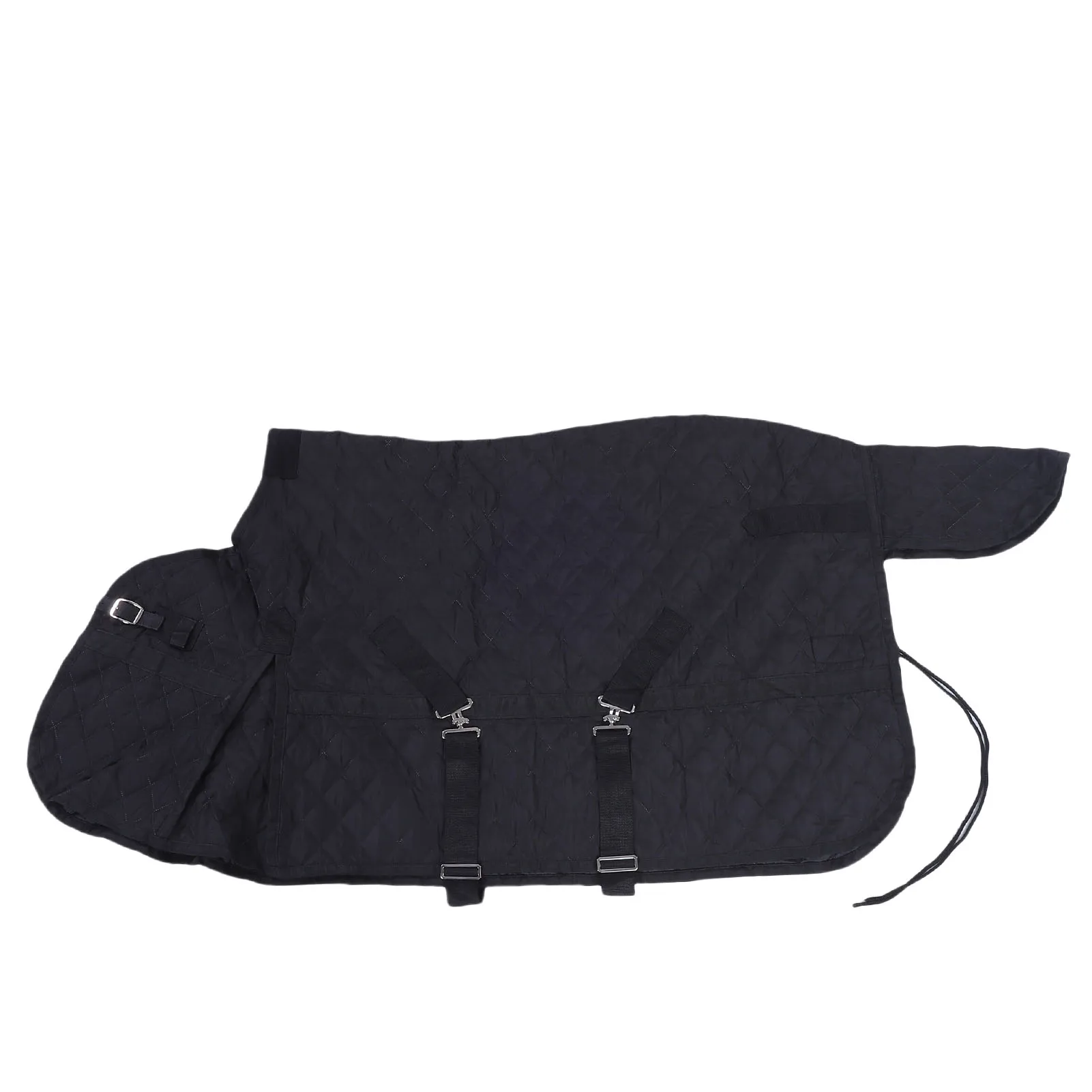 بطانية شتوية للحصان قابلة للتعديل ومقاومة للماء وقابلة للتنفس للعناية بالحصان لجميع المواسم تستخدم بطانية حصان سوداء مقاومة للماء #1