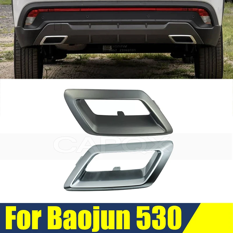 

Tail Pipe Frame Cover For Baojun 530 Car Exhaust Tail Pipes Decoration Frame Tail Throat Pipe Trim