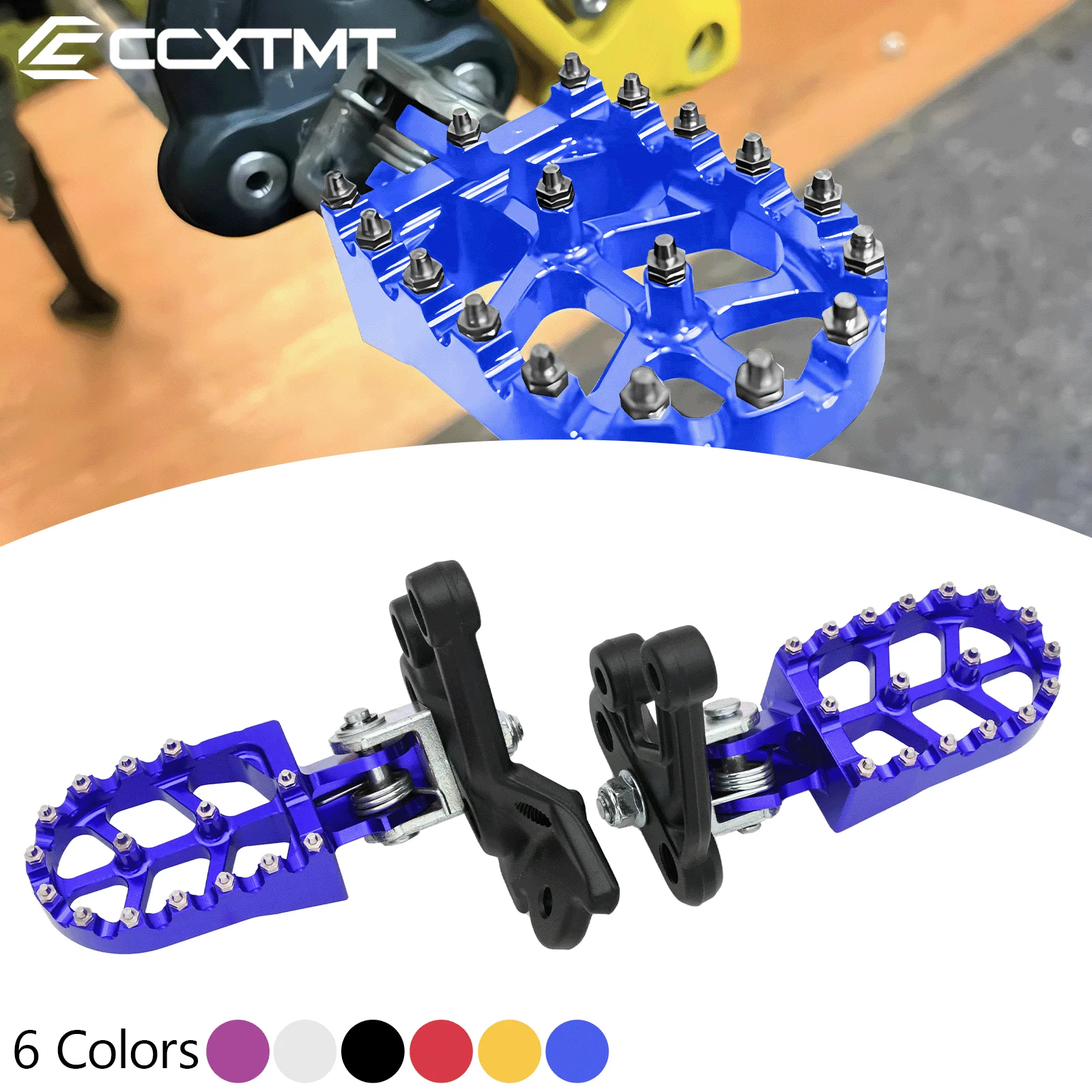 Motorcycle CNC Foot Pegs Pedal Mounting Bracket Rests Pedals Retrofit Bracket For Surron Light Bee S X Electric Bike
