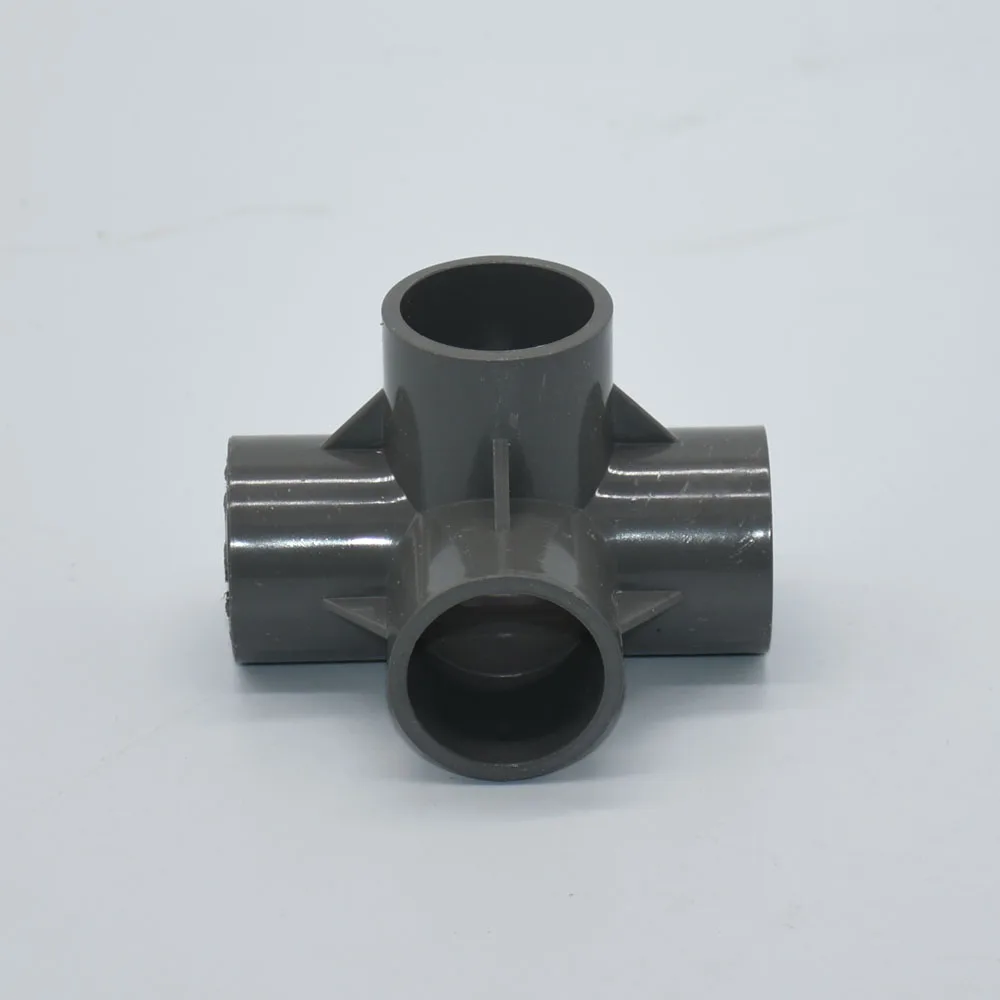 20/25/32mm PVC Connector 3/4/5-way Three-Dimensional DN15/20/25/40 Water Supply Pipe Fittings Coupler Plastic