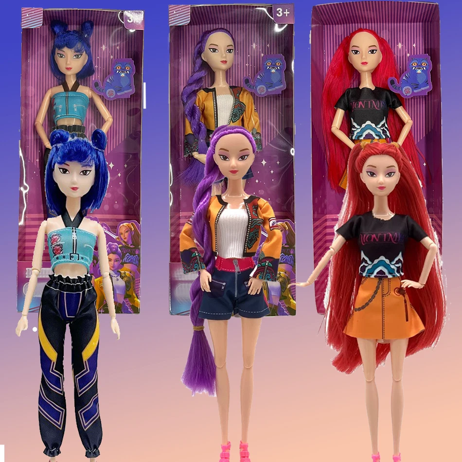 

NEW Anime KPop Demon Hunters Doll Action Figure Toy Derpys Tiger Rumi Mira Zoey Sussy Figurine Doll For Fans Christmas gifts