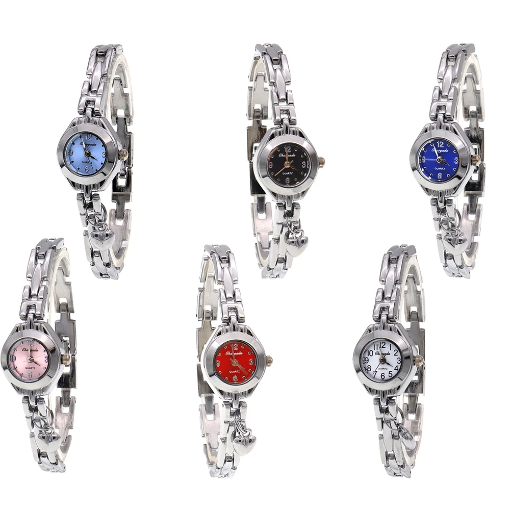 6 Pz/lotto Orologio Carino Orologio Da Polso Da Donna Mujer Relojes Piccolo Quadrante Orologio Al Quarzo Orologio Da Polso Popolare Ora orologi da donna di lusso