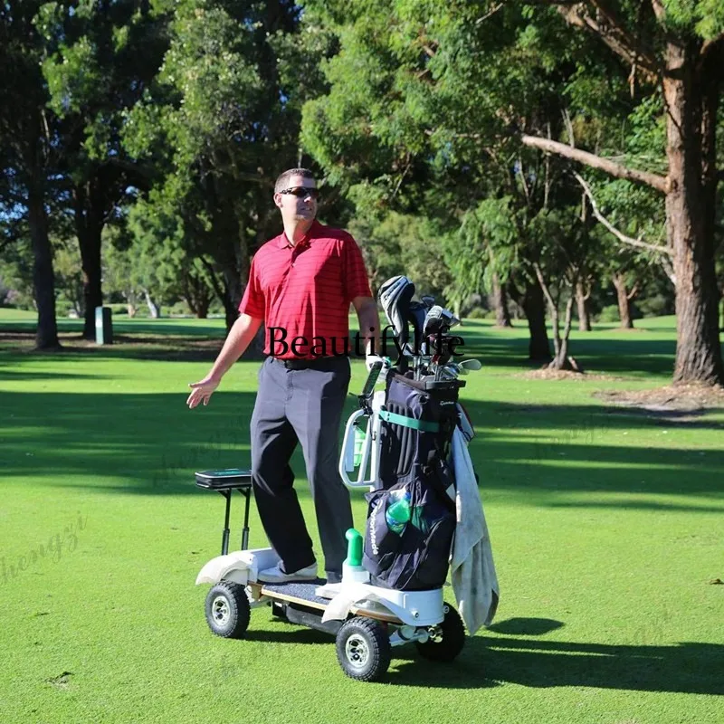 A172 E7 Folding Dual Drive Off-Road Four-Wheel Electric Scooter Golf Chartered Car with Remote Control Small