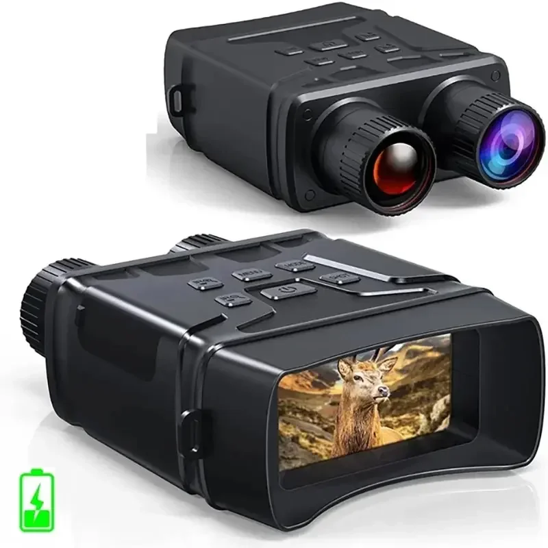 

R6 850nm Infrared Night Vision Binoculars, 1080P HD 5X Zoom, 300m Day & Night Outdoor Telescope