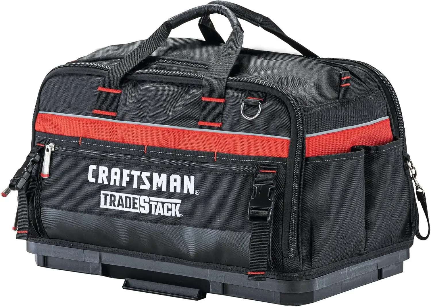 TRADESTACK gereedschapstas, 22,5", duurzaam polyester, zwart en rood (CMST21450)