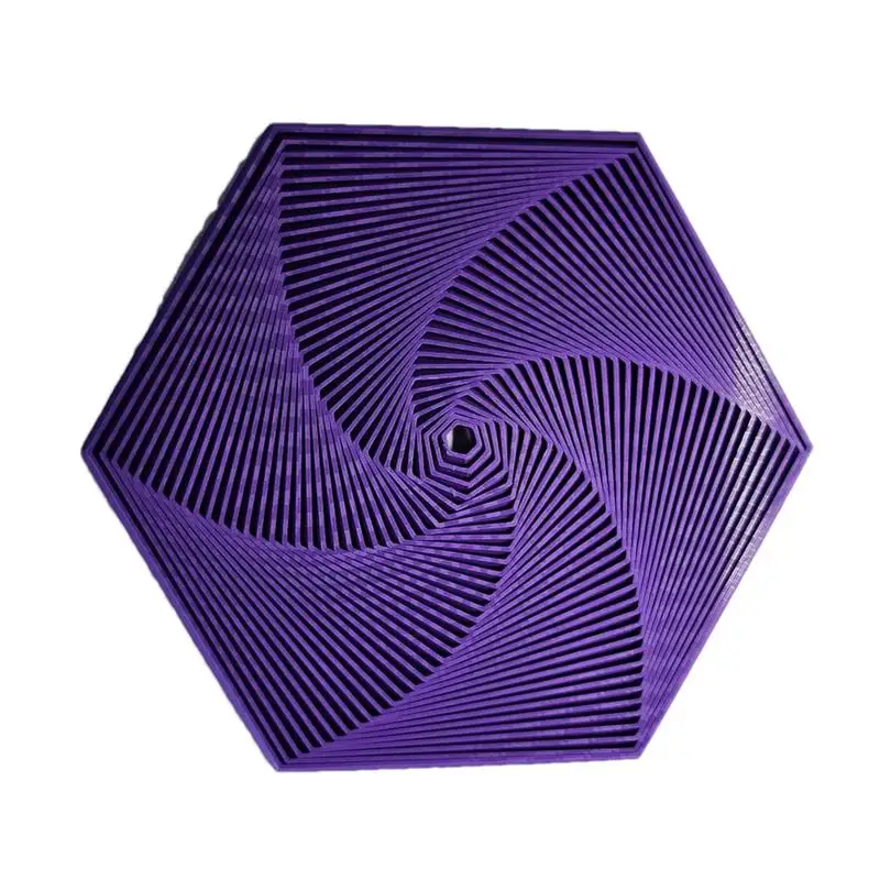 Hexagon Fidget Change Toy Anti-stress Three-dimensional Effect Polygonal Fingertip Toys Small Fidget Geometric Artwork