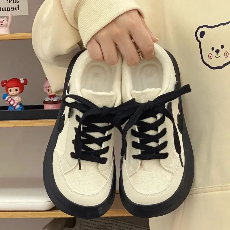 Panda Platform Sneakers Women Kawaii Shoes Flats Cute Footwear Spring Summer Skateboard Sports Tennis Female Casual Vulcanize