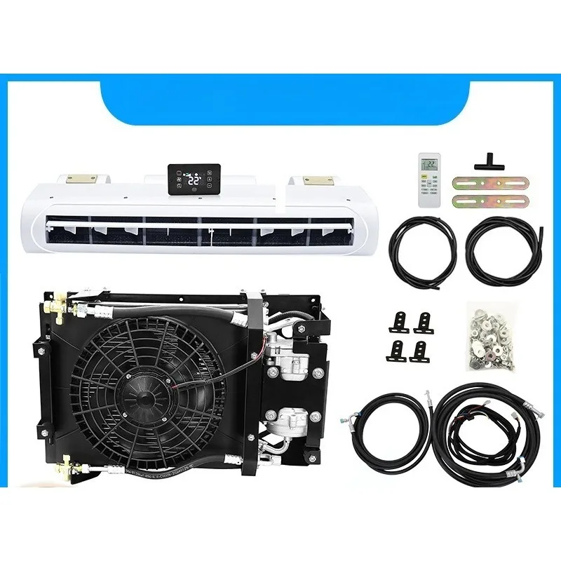 The installation of bottom air conditioner for  RV does not take up space, and  car air conditioner is a large truck.