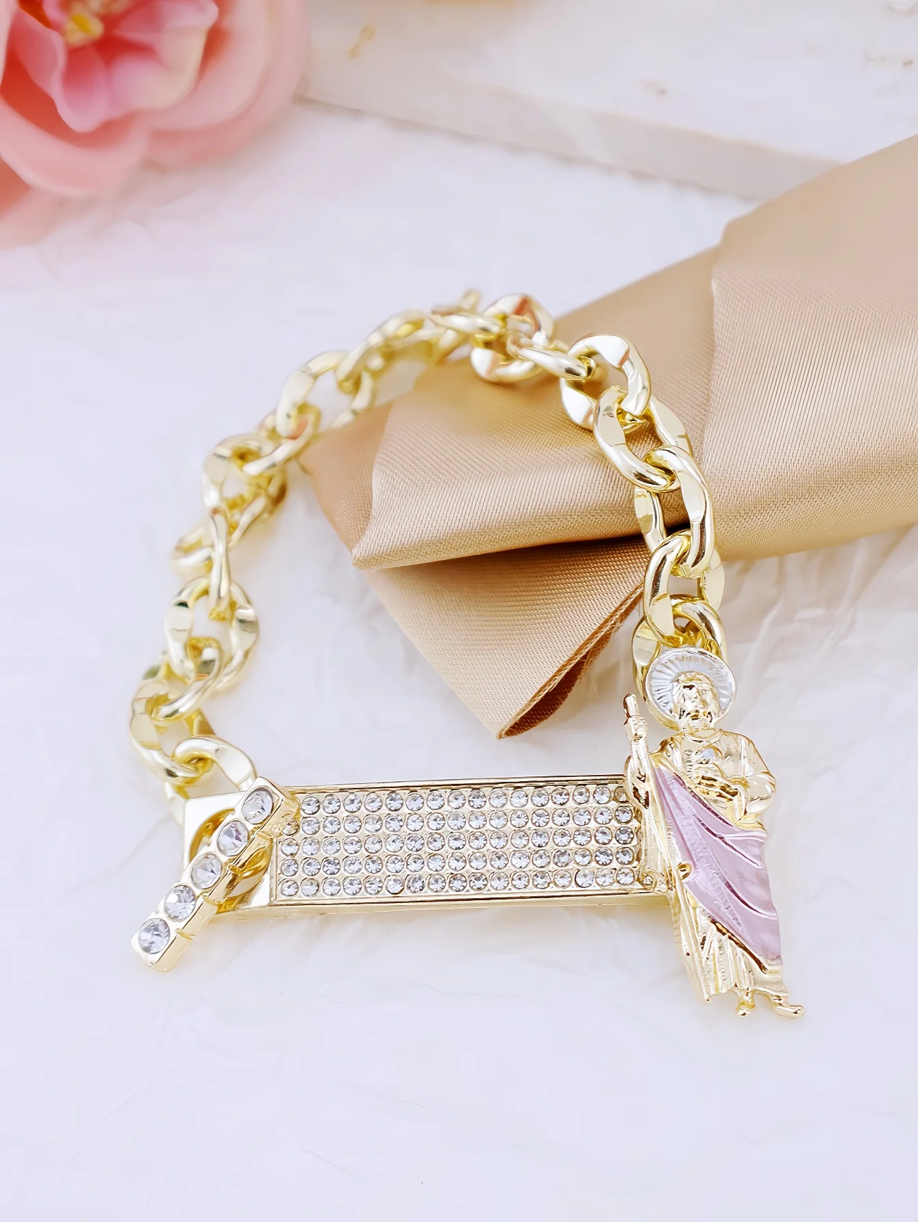 Fashion Simple St. Jude Bracelet Women\'s St. Judas Saint Jude Bracelet Religious Element Jewelry
