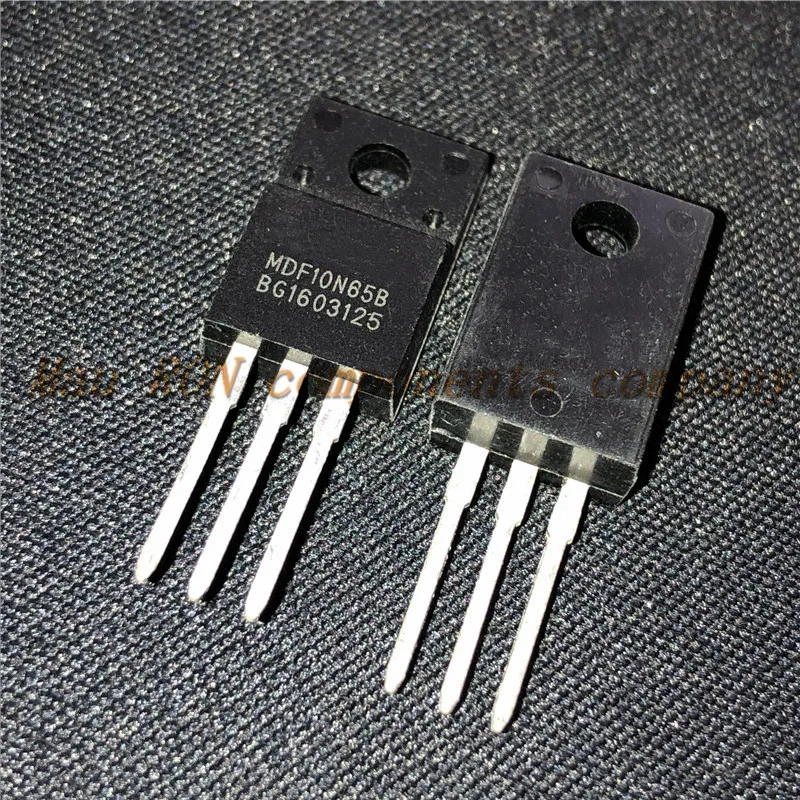 10PCS/LOT  MDF10N65B TO-220F MOS field effect transistor