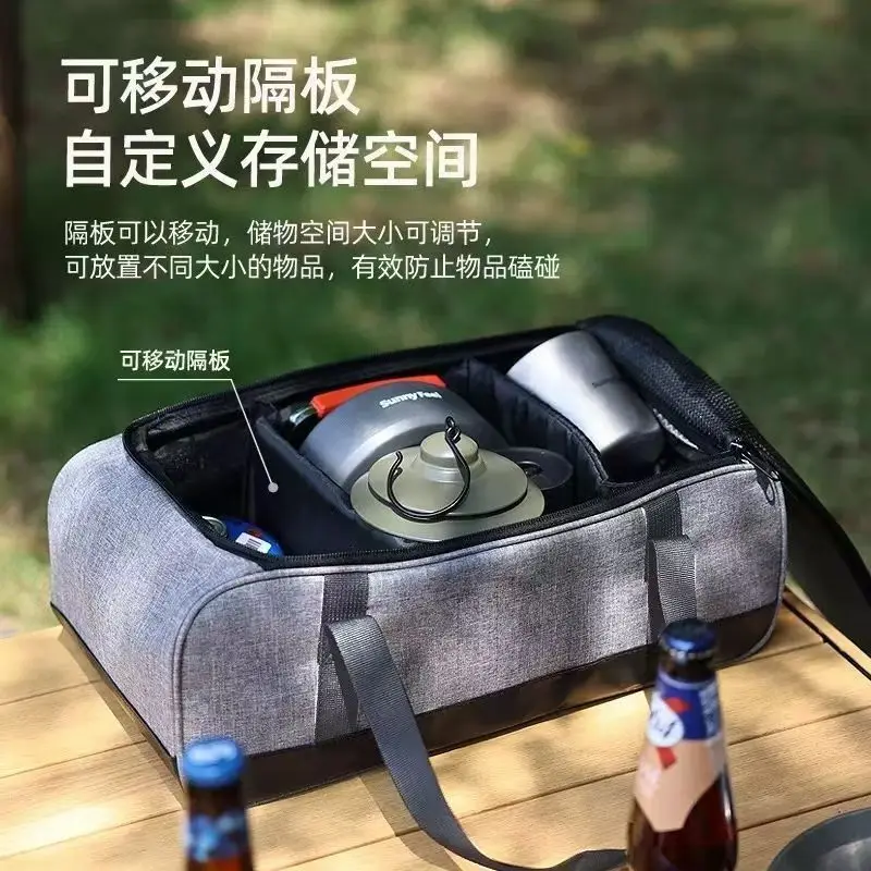 Camping Cookware Bag Cooking Utensils Bag Outdoor Stove Storage Container Cooking Tote Bag SIze M L