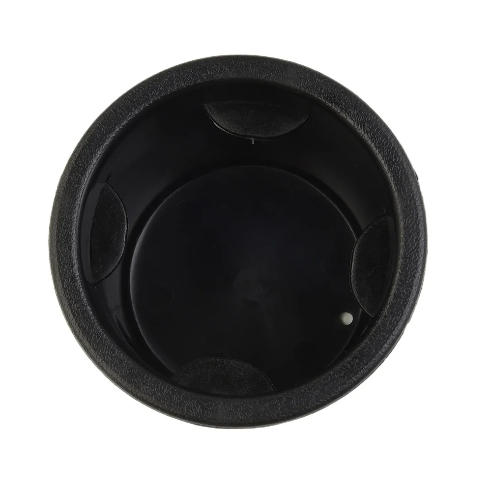 1PCS Recessed Drop In Plastic Cup Drink Can Holder For Boat Car Marine RV Table Black ABS For Put Water Cups Drinks Bottles