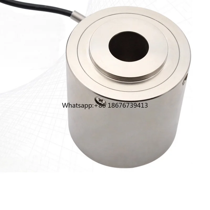 LCHX-A02 0-5T 10T 20T 30T 50T Through Hole Column Type Load Cell Circular Weighing Sensor for Pressure Testing Machine
