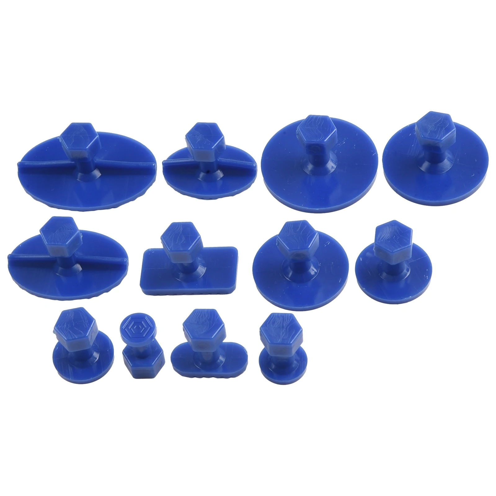 

New 10x Pulling Tabs With T Bar Hammer Blue For Automobiles For Motorcycles For Washing Machines Repair The Dent