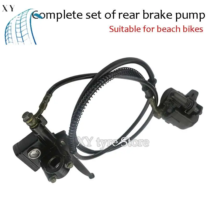 

Rear Brake Master Cylinder Caliper Assembly 50 90 110 125CC Chinese ATV Rear Brake Assembly Master Cylinder Caliper