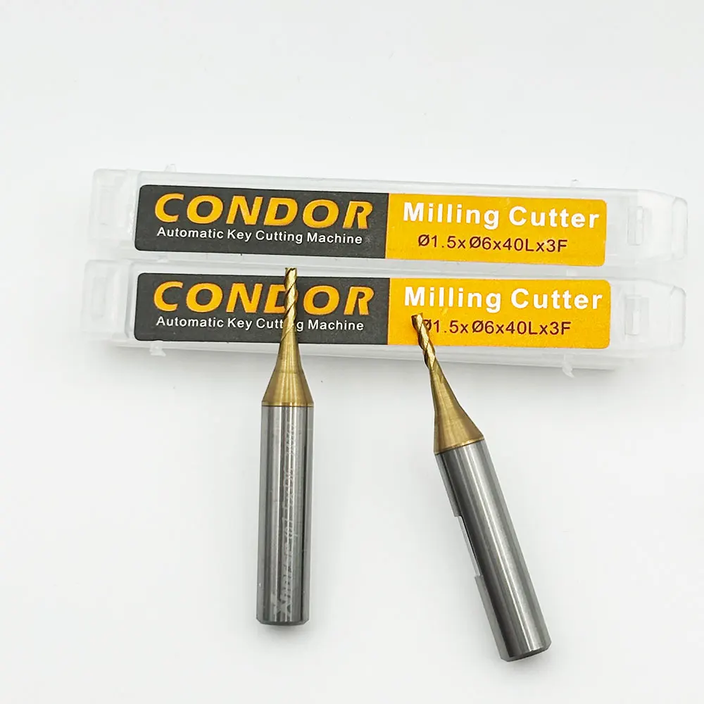 2pcs Original Xhorse 1.5mm Milling Cutter Drill bit for Mini Condor IKEYCUTTER CONDOR XC-MINI Master Series Key Cutting Machine