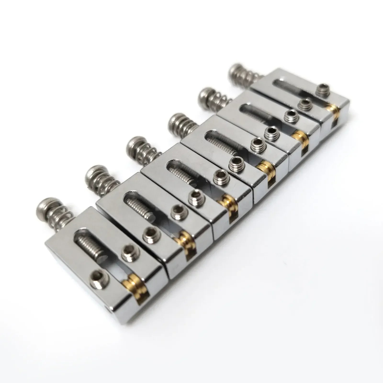 

Yumiya 10,5 мм латунное седло со стальным роликовым электрогитарой седла для моста тремоло электрогитары запасные части