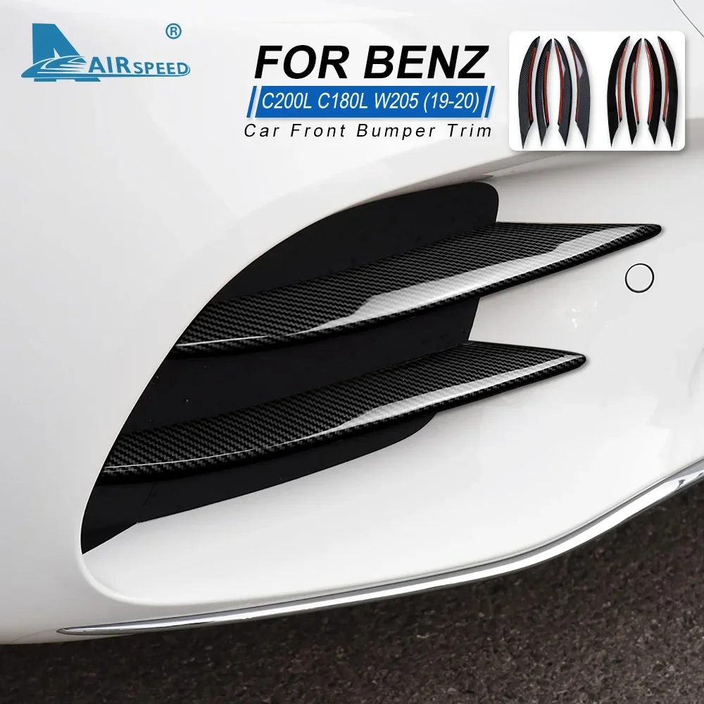 

For Mercedes Benz C Class W205 C160 C180 C200 C220 C250 C300 C350 C400 C450 2019 2020 2021 ABS Fog Lamp Cover Bumper