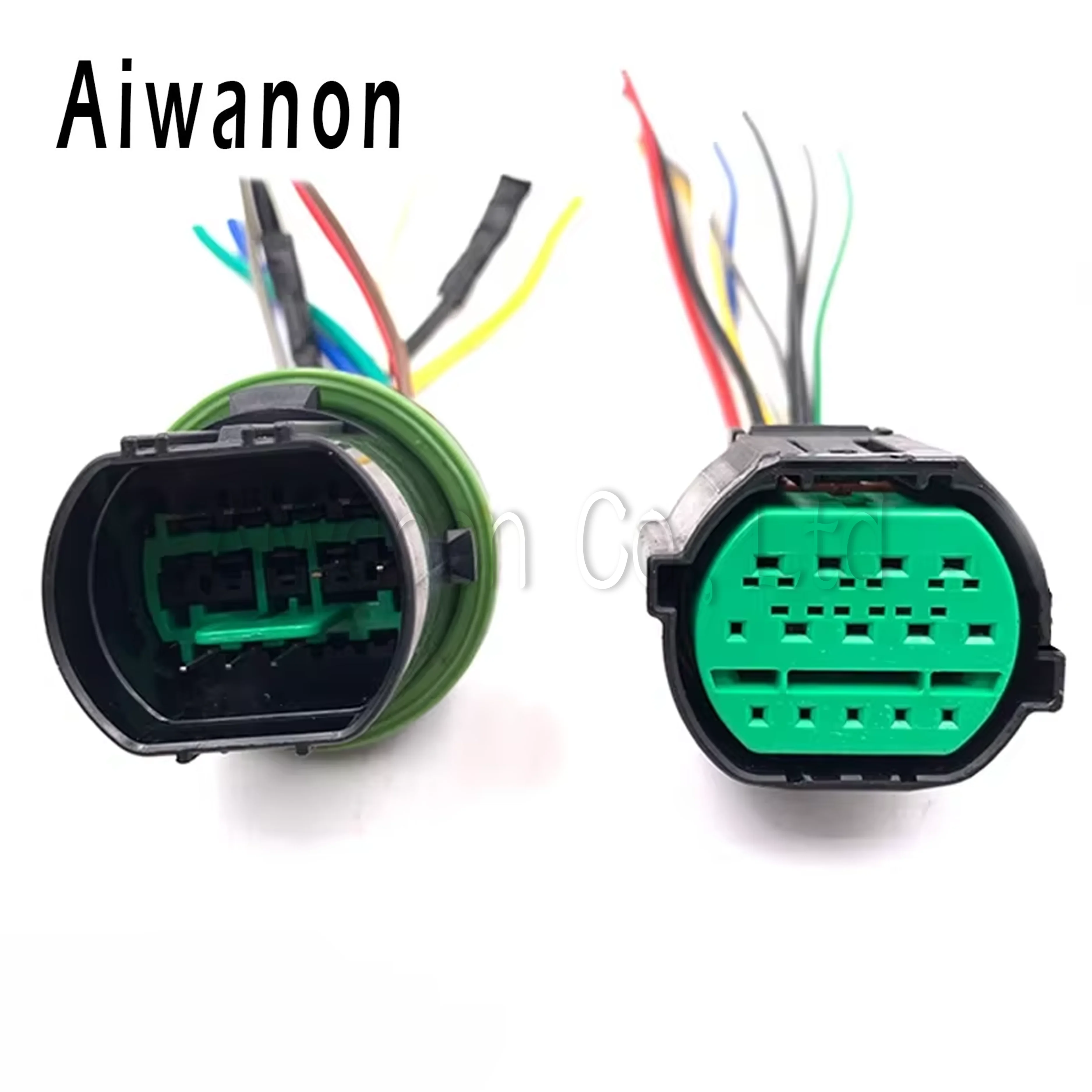 

1 Set 14 Pin Auto Headlight Lamp Electrical Connectors Waterproof Female Male Wire Harness Plug For KIA GL301-14021 GL291-14021